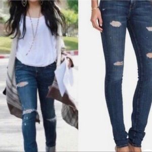 Current/Elliott The Skinny| Splatter Love Destroy Size 30